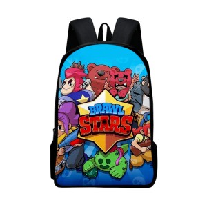 PLECAK SZKOLNY dla dzieci SZKOLA tornister ILUSTRACJE gra BRAWL STARS postacie D