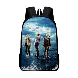 PLECAK SZKOLNY dla dzieci SZKOŁA tornister ILUSTRACJE czarowanie HARRY POTTER postacie HOGWART D