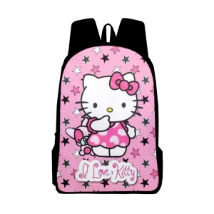 PLECAK SZKOLNY dla dzieci SZKOŁA tornister ILUSTRACJE bajka HELLO KITTY kot postacie D