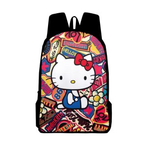 PLECAK SZKOLNY dla dzieci SZKOŁA tornister ILUSTRACJE bajka HELLO KITTY kot postacie D