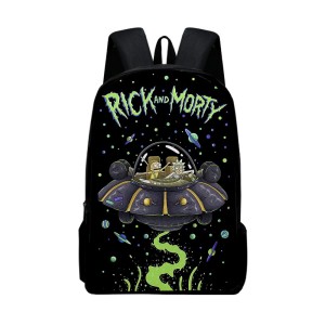 PLECAK SZKOLNY dla dzieci SZKOŁA tornister ILUSTRACJE bajka RICK and MORTY postacie D
