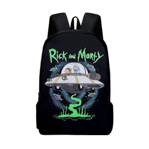 PLECAK SZKOLNY dla dzieci SZKOŁA tornister ILUSTRACJE bajka RICK and MORTY postacie D