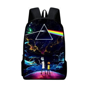 PLECAK SZKOLNY dla dzieci SZKOŁA tornister ILUSTRACJE bajka RICK and MORTY postacie D