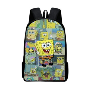 PLECAK SZKOLNY dla dzieci SZKOŁA tornister ILUSTRACJE bajka SPONGEBOB postacie PATRYK ROZGWIAZDA D