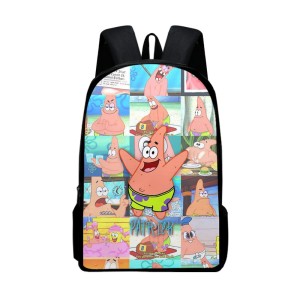 PLECAK SZKOLNY dla dzieci SZKOŁA tornister ILUSTRACJE bajka SPONGEBOB postacie PATRYK ROZGWIAZDA D