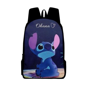 PLECAK SZKOLNY dla dzieci SZKOŁA tornister ILUSTRACJE bajka STICH postacie ZWIERZE D