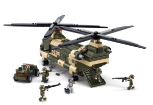 Klocki Śmigłowiec Transportowy