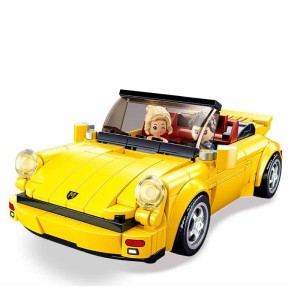 Samochód klocki klasyk + 2 figurki