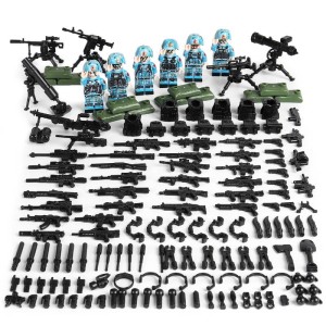 Figurki zestaw wojsko siły specjalne militaria + sprzęt bojowy