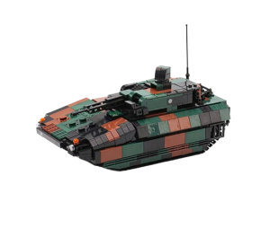 Klocki zabawka dla dzieci pojazd wojskowy czołg 1238 