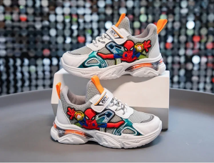 Buty dziecięce Spiderman lekkie sportowe neonowe 