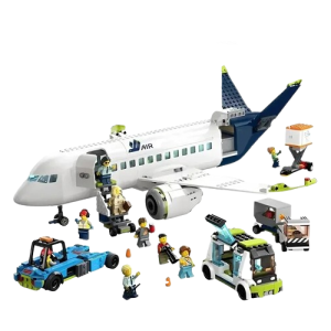 Zestaw Klocków City Samolot Pasażerski 913 Elementów Duży Samolot dla Dzieci