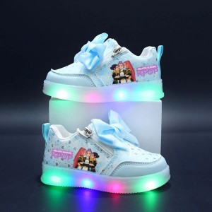 Buty dziecięce LED K-Pop Hunter Style Sneakersy Świecąca Podeszwa 21–30
