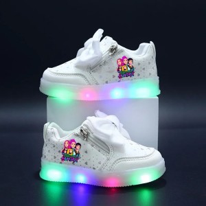 Buty dziecięce LED K-Pop Hunter Style Sneakersy Świecąca Podeszwa 21–30