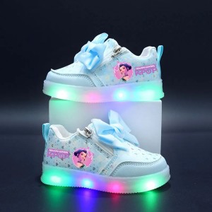 Buty dziecięce LED K-Pop Hunter Style Sneakersy Świecąca Podeszwa 21–30