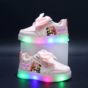 Buty dziecięce LED K-Pop Hunter Style Sneakersy Świecąca Podeszwa 21–30