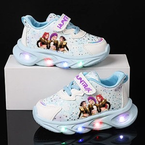 Buty LED Świecące dla Dzieci – Adidasy Anime K-Pop Demon Hunters – Sportowe Tenisówki