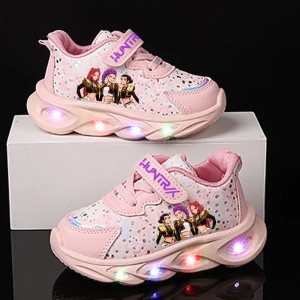 Buty LED Świecące dla Dzieci – Adidasy Anime K-Pop Demon Hunters – Sportowe Tenisówki