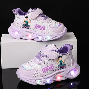 Buty LED Świecące dla Dzieci – Adidasy Anime K-Pop Demon Hunters – Sportowe Tenisówki