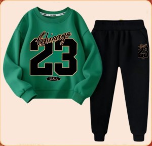 Komplet Dresowy Chłopięcy Chicago 23 – Bluza i Spodnie – Zestaw 90-150 cm 