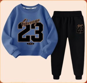 Komplet Dresowy Chłopięcy Chicago 23 – Bluza i Spodnie – Zestaw 90-150 cm 