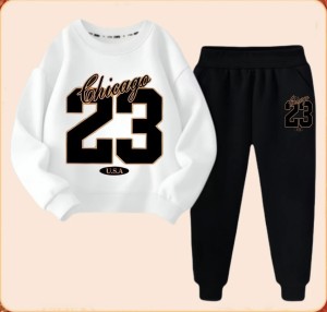Komplet Dresowy Chłopięcy Chicago 23 – Bluza i Spodnie – Zestaw 90-150 cm