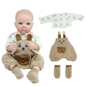 Ubranka dla lalki Reborn 45-50 cm (18-20 cali) – Komplet Akcesoriów