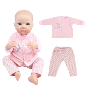 Ubranka dla lalki Reborn 45-50 cm (18-20 cali) – Komplet Akcesoriów