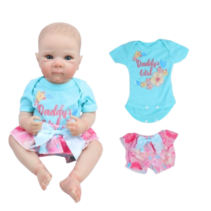 Ubranka dla lalki Reborn 45-50 cm (18-20 cali) – Komplet Akcesoriów