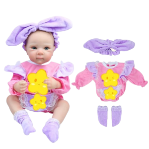 Ubranka dla lalki Reborn 45-50 cm (18-20 cali) – Komplet Akcesoriów