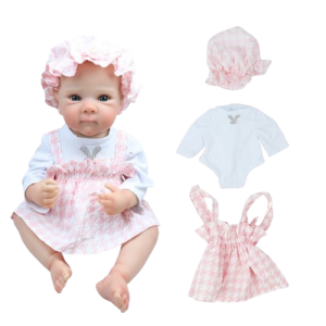 Ubranka dla lalki Reborn 45-50 cm (18-20 cali) – Komplet Akcesoriów