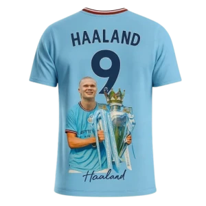 Koszulka Piłkarska dla Dzieci Erling Haaland 9 – Sportowy T-shirt z Nadrukiem 3D