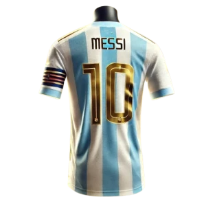 Koszulka Piłkarska dla Dzieci Lionel Messi 10 – Argentyna – T-shirt z Nadrukiem 3D