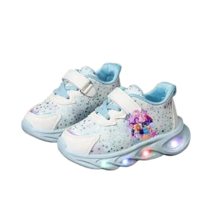 Świecące Buty LED Huntrix dla Dziewczynki Sneakersy z Postaciami Demon Hunters Rozmiary 21-30