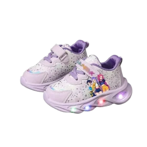 Świecące Buty LED Huntrix dla Dziewczynki Sneakersy z Postaciami Demon Hunters Rozmiary 21-30