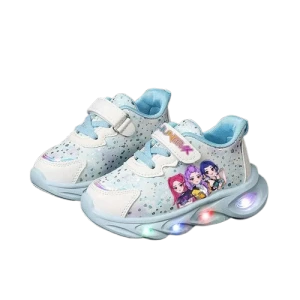 Świecące Buty LED Huntrix dla Dziewczynki Sneakersy z Postaciami Demon Hunters Rozmiary 21-30