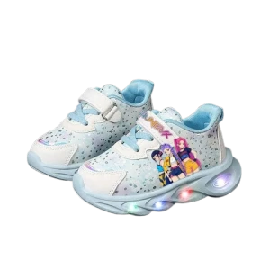 Świecące Buty LED Huntrix dla Dziewczynki Sneakersy z Postaciami Demon Hunters Rozmiary 21-30