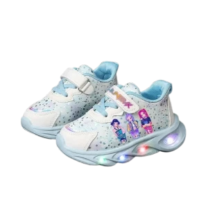 Świecące Buty LED Huntrix dla Dziewczynki Sneakersy z Postaciami Demon Hunters Rozmiary 21-30