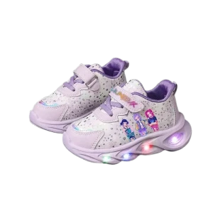 Świecące Buty LED Huntrix dla Dziewczynki Sneakersy z Postaciami Demon Hunters Rozmiary 21-30