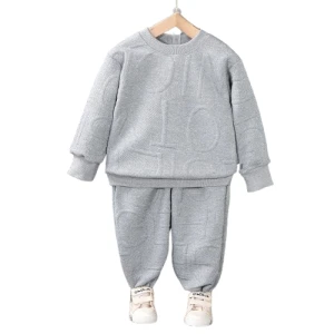 Bawełniany Dres Dziecięcy Unisex – Komplet Bluza i Spodnie 