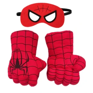 Pluszowe Rękawice Pięści Superbohater + Maska Prezent Cosplay 
