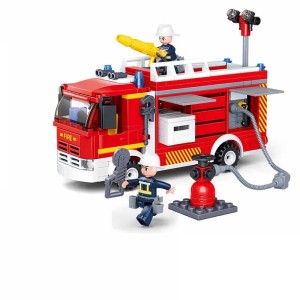 Klocki TECHNIC dla dzieci CITY miasto pojazdy WOZ STRAZACKI