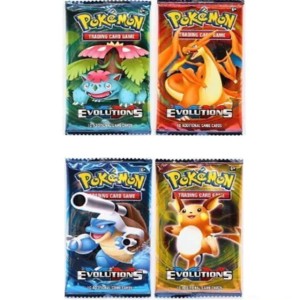 karty POKEMON kolekcjonerskie EVOLUTIONS 40szt.