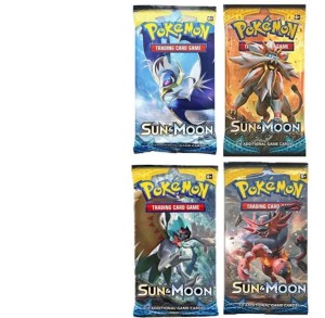 karty POKEMON kolekcjonerskie SUN MOON 40szt. 