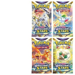 karty POKEMON kolekcjonerskie BRILLIANT STARS 40szt. 