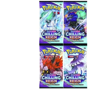 karty POKEMON kolekcjonerskie CHILLING REIGN 40szt. 