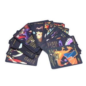 CZARNE karty POKEMON kolekcjonerskie dla DZIECI 55 szt.