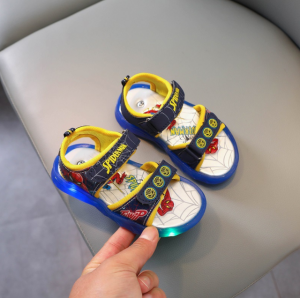 Sandałki dziewczęce z ledami bajkowe  