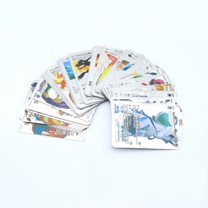 SREBRNE karty POKEMON kolekcjonerskie dla DZIECI 11 szt.