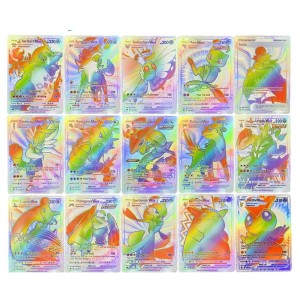 ZESTAW karty POKEMON dla DZIECI kolekcjonerskie 55 szt.